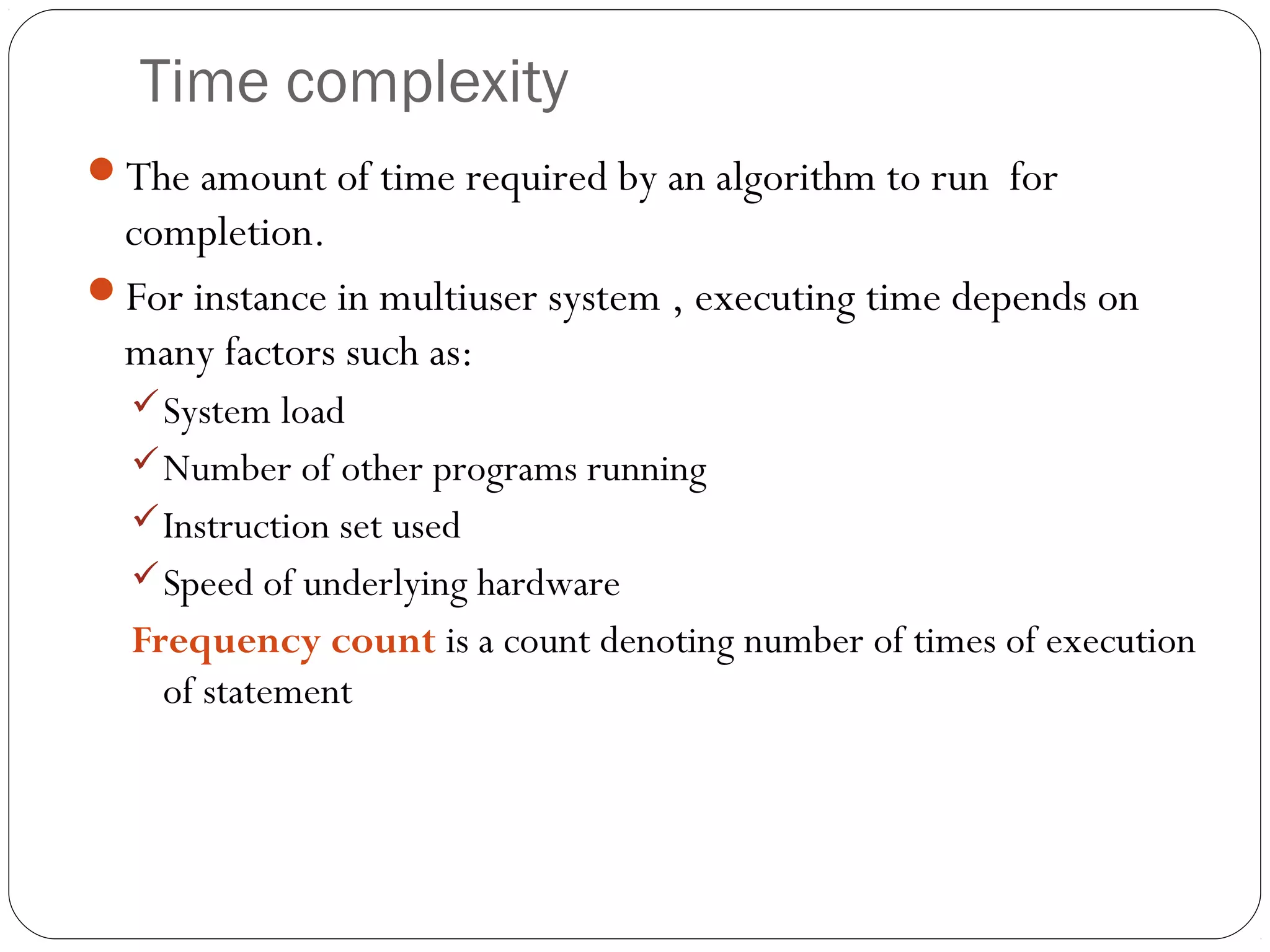 Fundamentals of the Analysis of Algorithm Efficiency | PPT