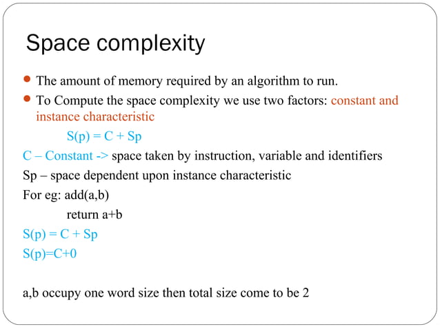 Fundamentals of the Analysis of Algorithm Efficiency | PPT