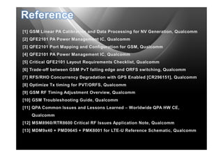 Analysis of GSM ORFS Issue