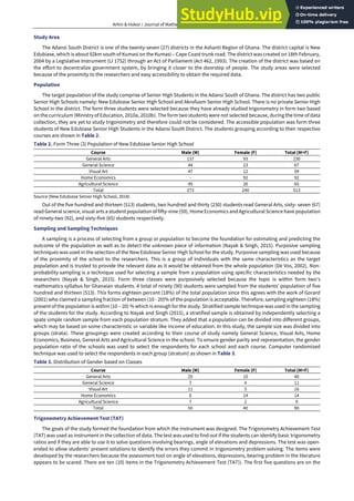 Analysis Of High School Students Errors In Solving Trigonometry ...