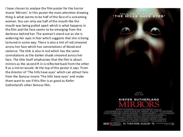 Analysis of horror mov...