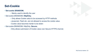 Analysis of HTTP Security Headers in Turkey | PPTX