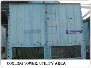 Cooling tower, utility area

 