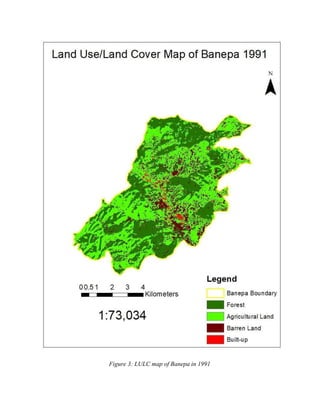 ANALYSIS OF LAND USE LAND COVER CHANGE OF BANEPA FROM REDD PERSPECTIVE ...