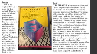 Image
There is not
captured image
used for this
advert. They have
used the album
cover art to
present their
advertisement....