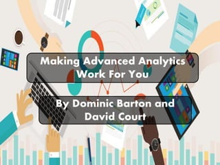 Making Advanced Analytics
Work For You
By Dominic Barton and
David Court
 