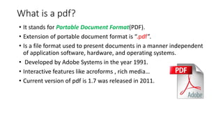 Analysis of malicious pdf | PPTX