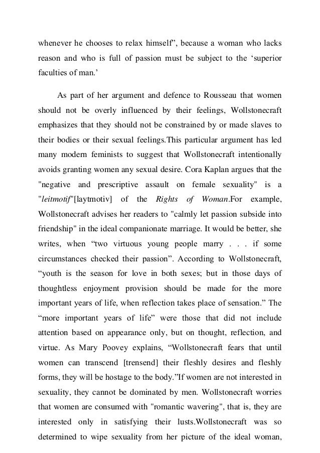 A vindication of the rights of woman introduction analysis image