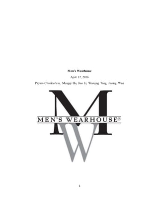 Analysis of Men's Wearhouse