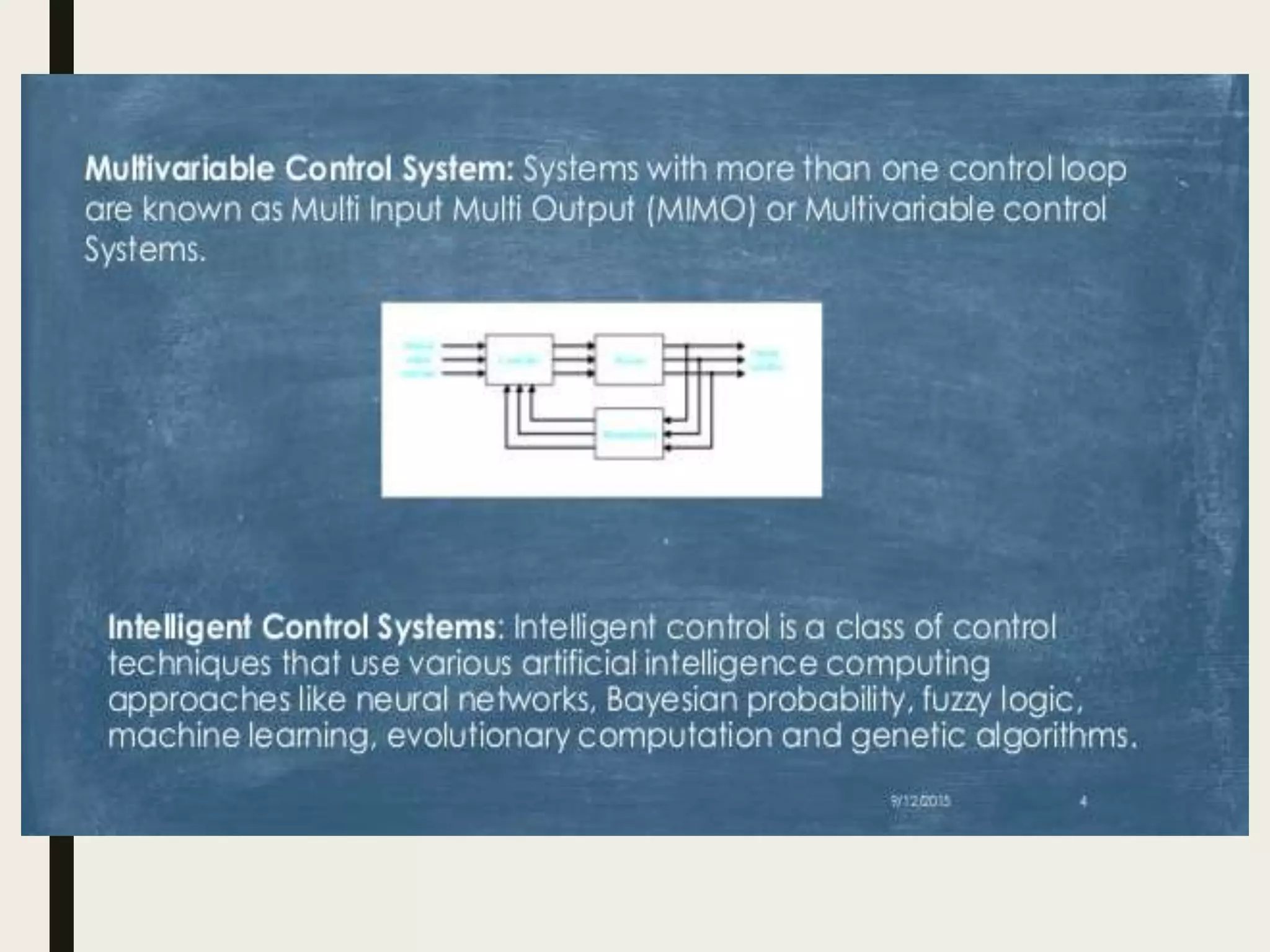 Analysis of Multivariable System. | PPTX