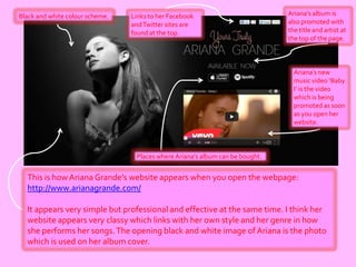 The Video On Screen Is Of Ariana Grande With Long Hair Background, Ariana  Grande Black And White Picture Background Image And Wallpaper for Free  Download
