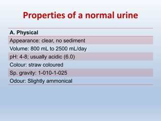 Analysis of Normal Urine.pptx