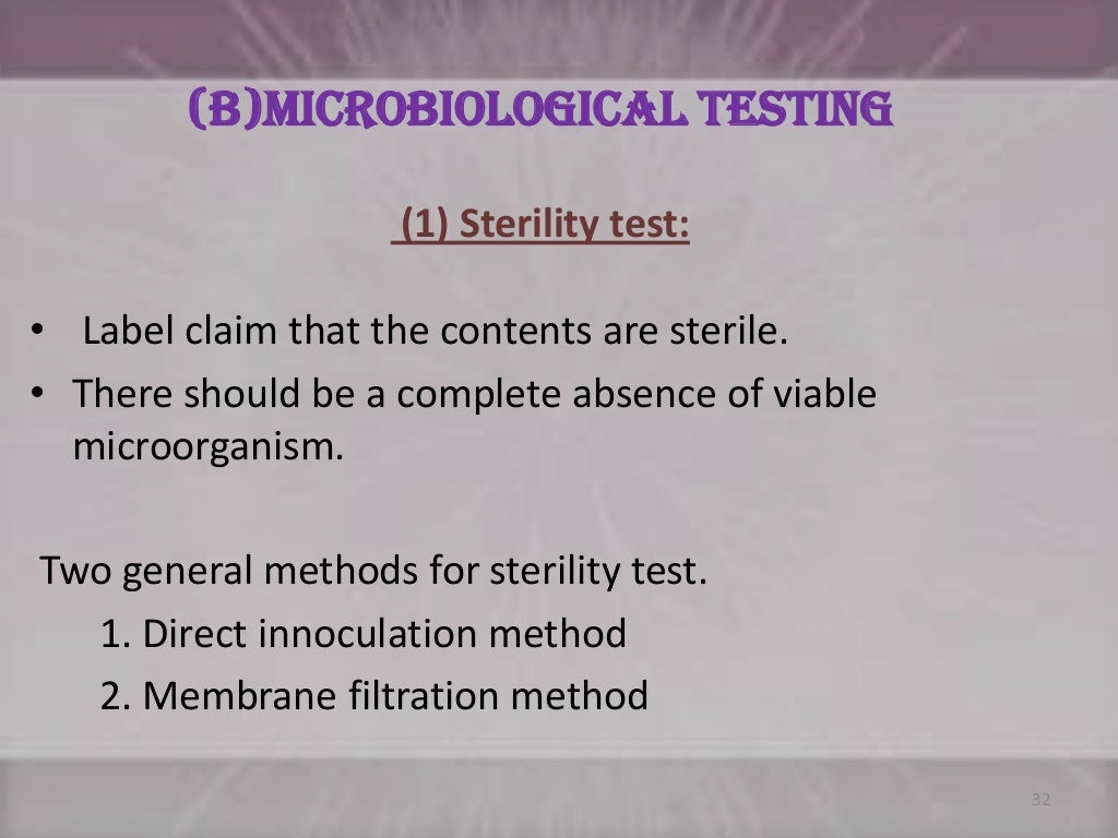 Analysis Of Parenteral Dosage Forms Bjl Final Seminar