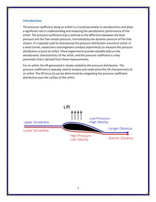 Analysis of Pressure Coefficient in Airfoil Aerodynamics