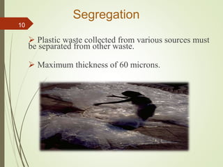 Segregate Plastic Analysis of properties of plastic coated aggregate for construction of ...