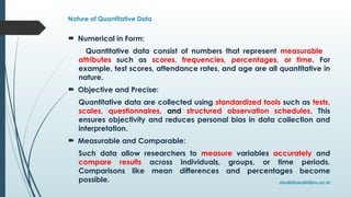 Comprehensive Guide to Quantitative Data Analysis and Parametric Tests ...