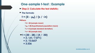 Analysis of Quantitative Data Parametric and non-parametric tests.pptx