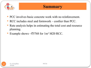 Analysis of Rates for Concrete work.pptx