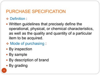 Analysis of Raw Materials | PPTX