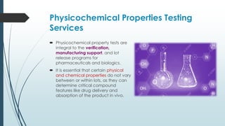 Analysis of raw materials