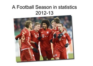 A Football Season in statistics
2012-13
 