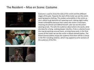 Analysis of stalker horror films The Resident/The Gift | PPT