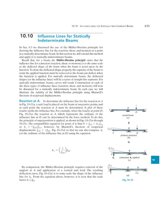 Analysis of statically indeterminate structures by force method | PDF