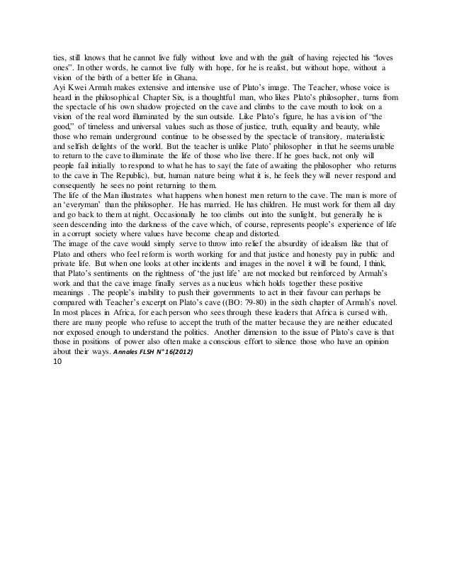 synopsis of the beautyful ones are not yet born
