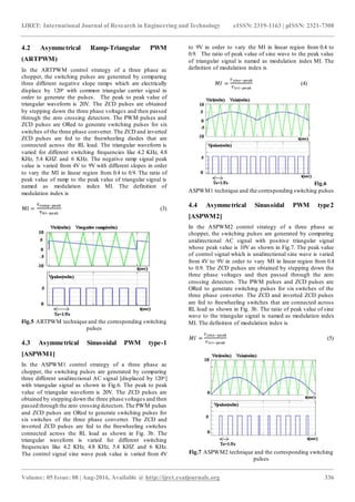 Analysis of symmetrical & asymmetrical pwm based three phase ac to ac ...