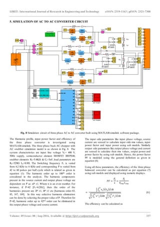 Analysis of symmetrical & asymmetrical pwm based three phase ac to ac ...