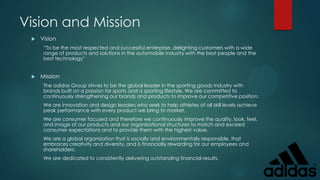 Analysis of the global brand Adidas | PPTX
