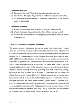 Analysis of the impact of cybercrime on the business sector in South ...