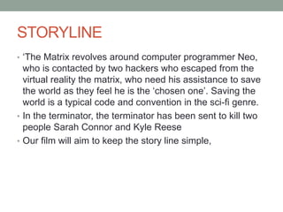 Analysis of the matrix and the terminator | PPT