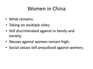 China: Culture and Society
