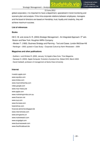 Analysis of the strategy of the Apple Inc..pdf