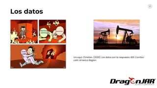 17
Análisis estático Análisis
dinámico
Los datos
Urcuqui, Christian. (2020). Los datos son la respuesta. IEEE ComSoc
Latin America Region.
 