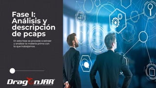 24
Fase I:
Análisis y
descripción
de pcaps
En esta fase se procede a extraer
y analizar la materia prima con
la que trabajamos.
 