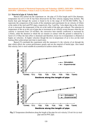 Analysis of various designing parameters for earth air tunnel heat ...