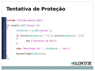 Tentativa de Proteção
 