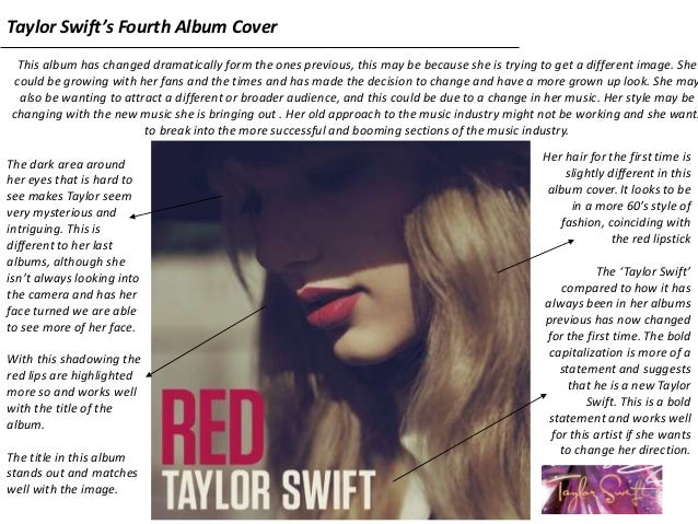 Analysis On Taylor Swifts Cd Album Covers