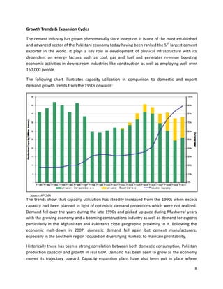 Analysis on the cement industry in pakistan | DOCX