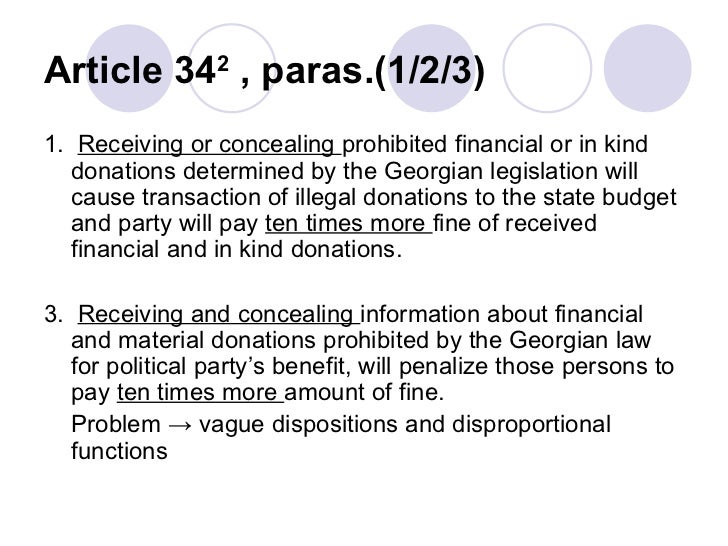Analysis of the Amendments in the Organic Law of on Political…
