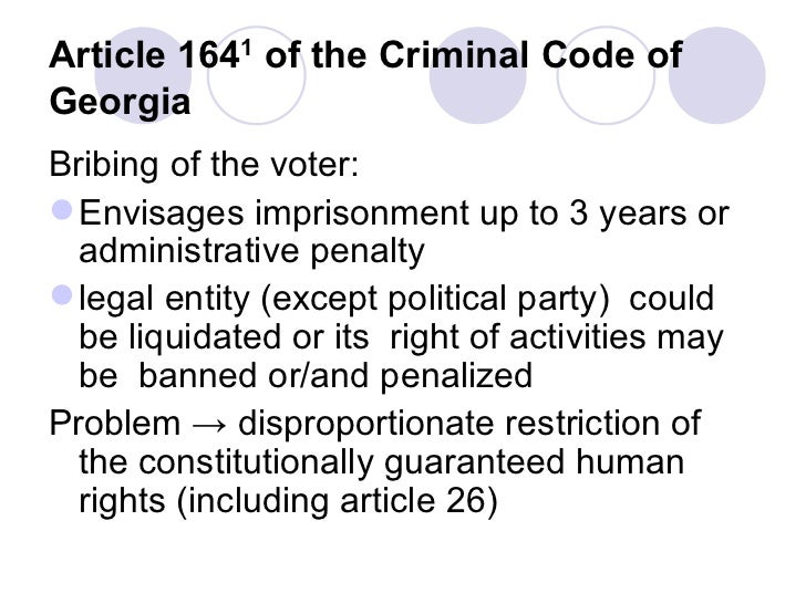 Analysis of the Amendments in the Organic Law of on Political…
