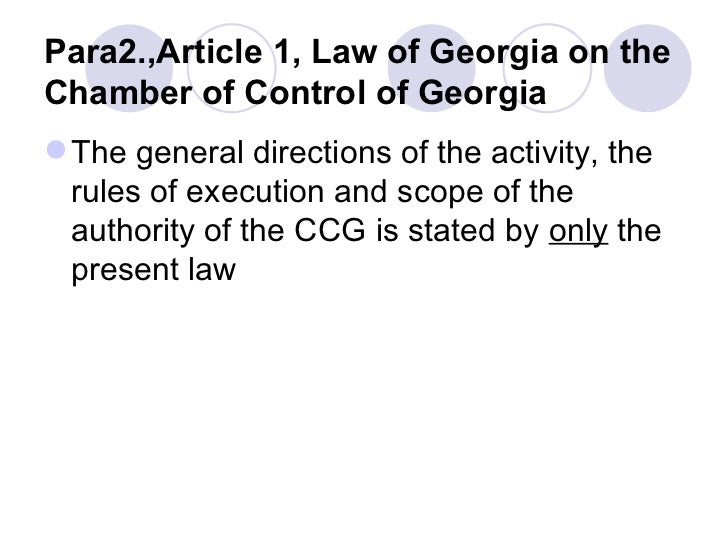 Analysis of the Amendments in the Organic Law of on Political…