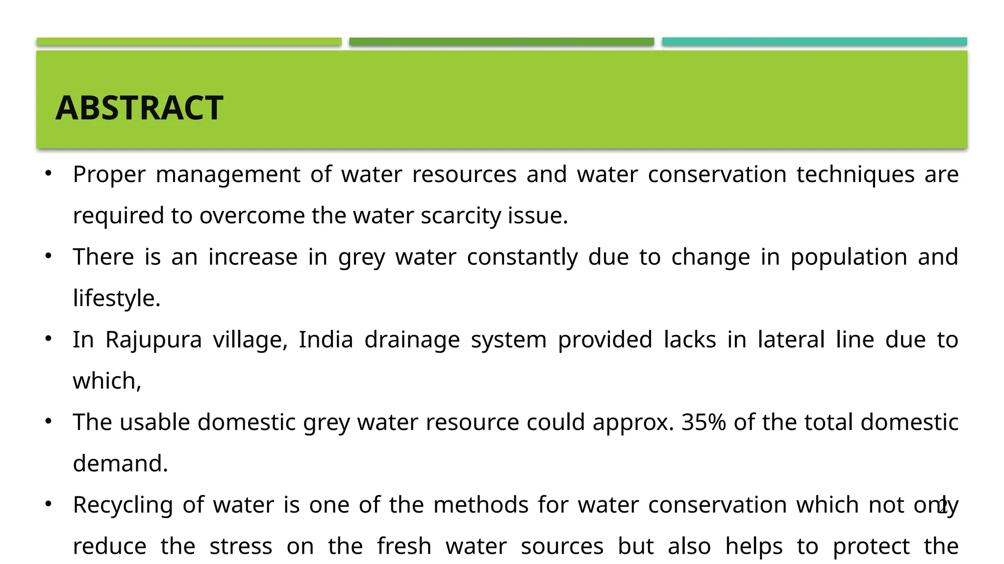 View of Analysis, Reuse and Recycling of Grey Water.pptx