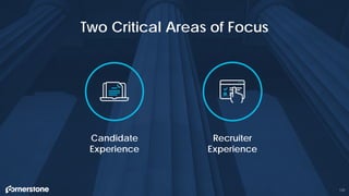 131
Two Critical Areas of Focus
Recruiter
Experience
Candidate
Experience
 