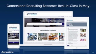 132
Cornerstone Recruiting Becomes Best-in-Class in May
 