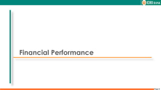 Page 8
Financial Performance
 