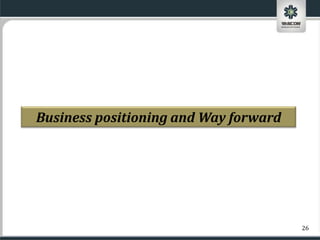 Business positioning and Way forward




                                       26
 