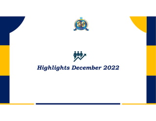 Highlights December 2022
 